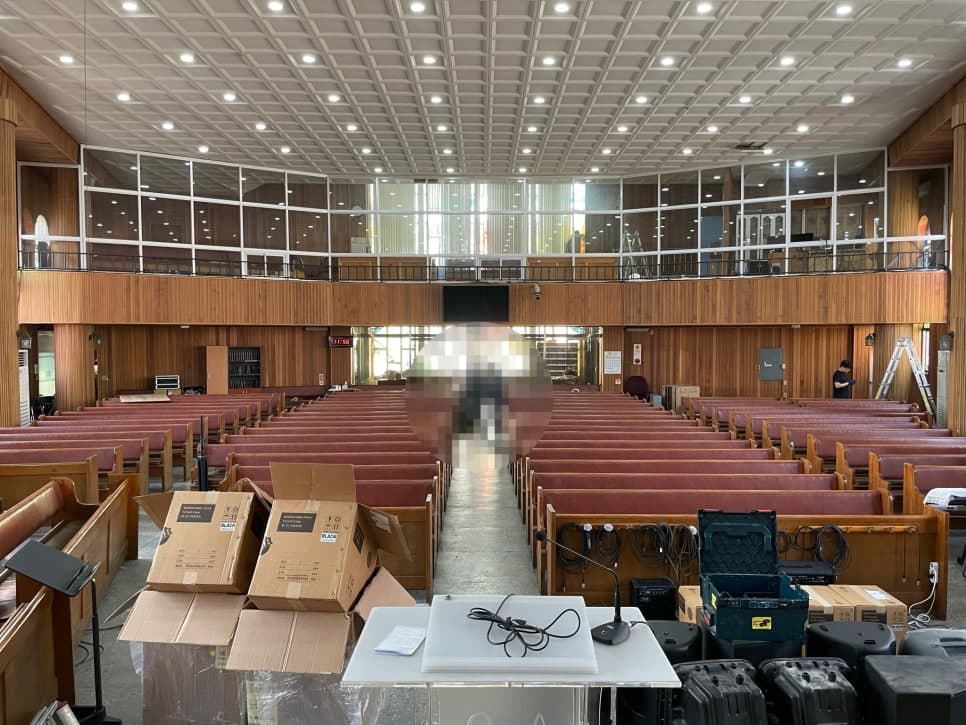 충주 교회 음향 시공