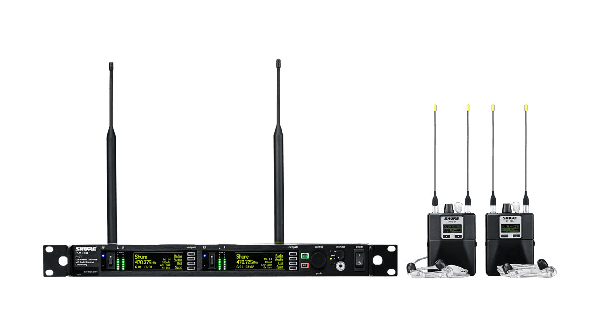 Shure PSM1000 무선 인이어 시스템